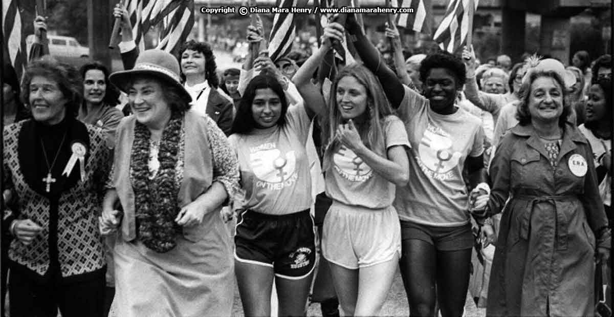 Last Mile of First National Women's Conference, 1977
